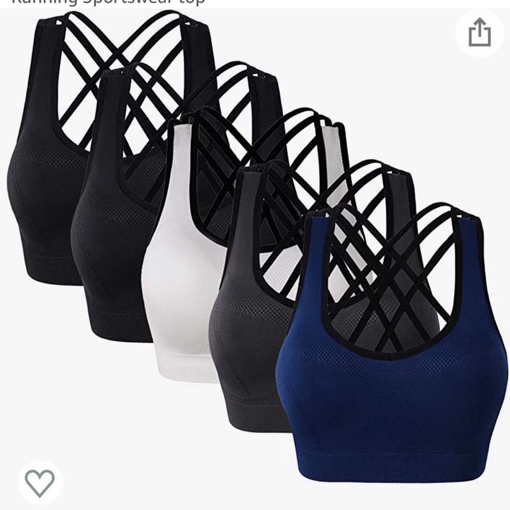 Pack of sports bras from Amazon, size small!